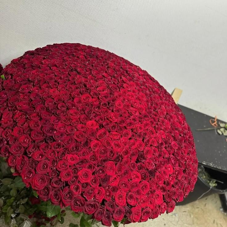 Isle Paper Quartz workshop space where corporate flower arrangements are designed and prepared for business delivery